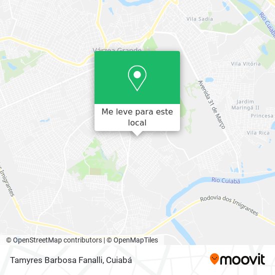 Tamyres Barbosa Fanalli mapa