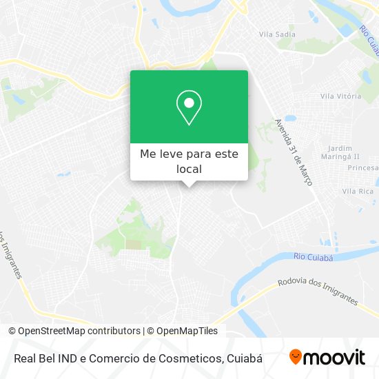 Real Bel IND e Comercio de Cosmeticos mapa
