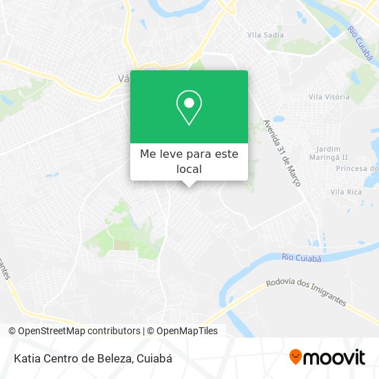 Katia Centro de Beleza mapa