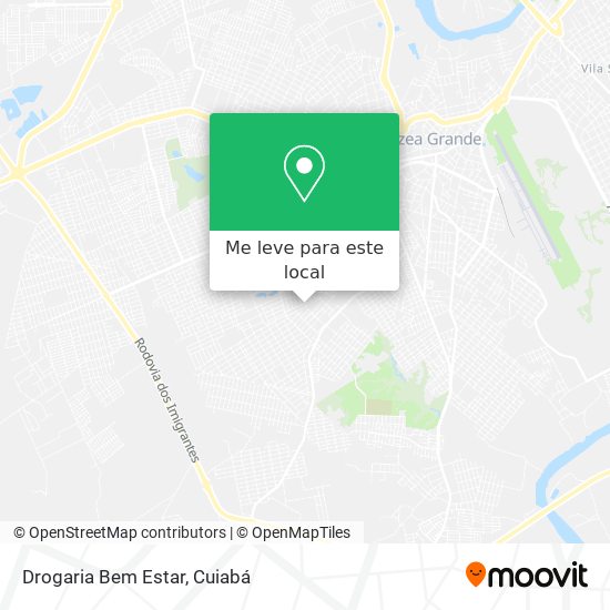 Drogaria Bem Estar mapa
