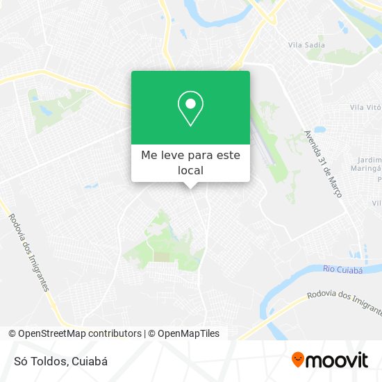 Só Toldos mapa