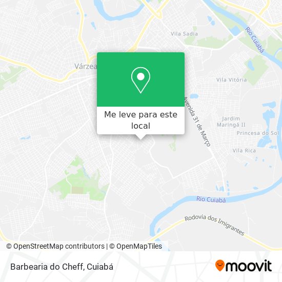 Barbearia do Cheff mapa