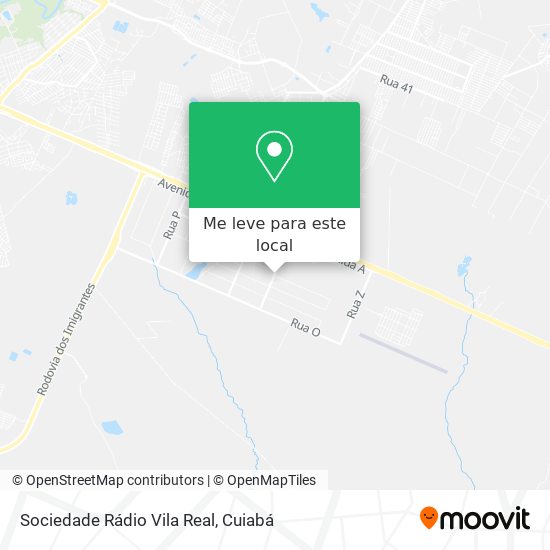 Sociedade Rádio Vila Real mapa