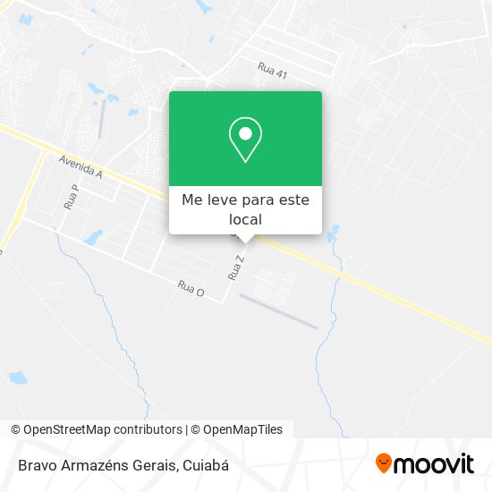 Bravo Armazéns Gerais mapa