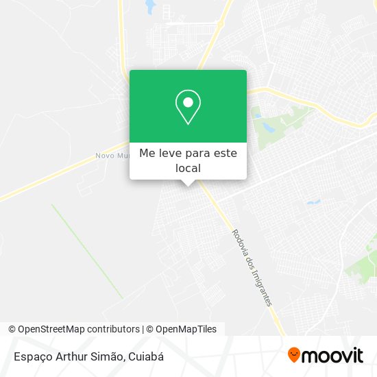 Espaço Arthur Simão mapa