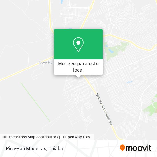 Pica-Pau Madeiras mapa