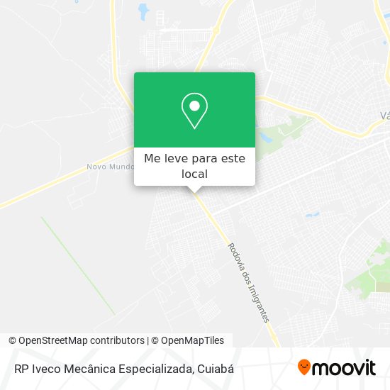 RP Iveco Mecânica Especializada mapa