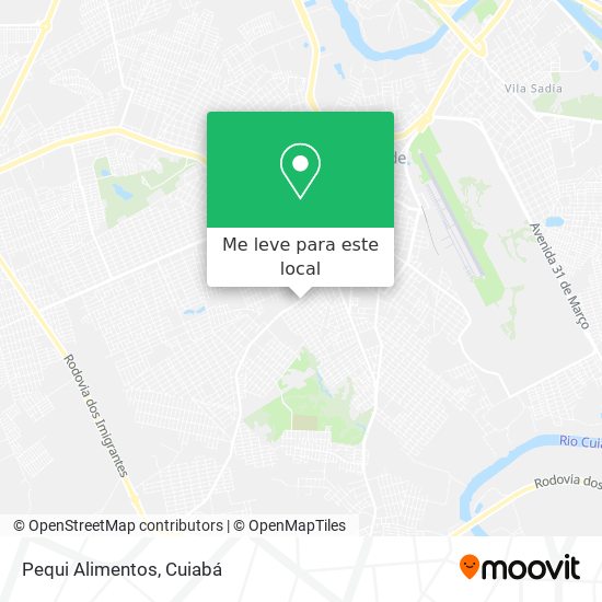 Pequi Alimentos mapa