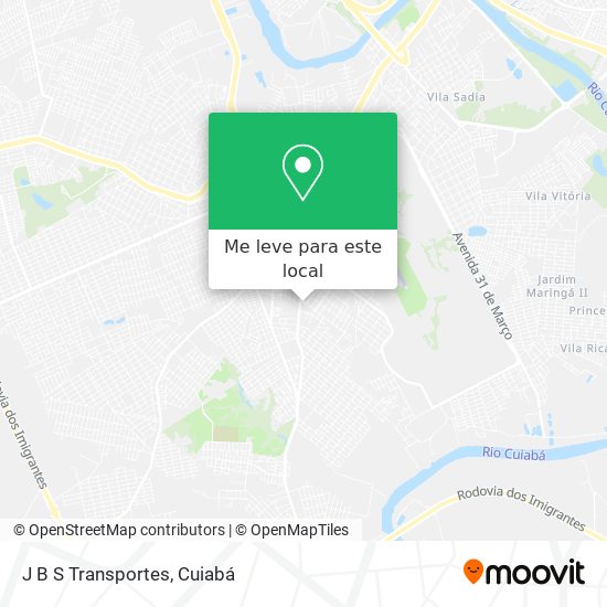 J B S Transportes mapa