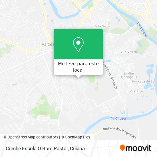 Creche Escola O Bom Pastor mapa