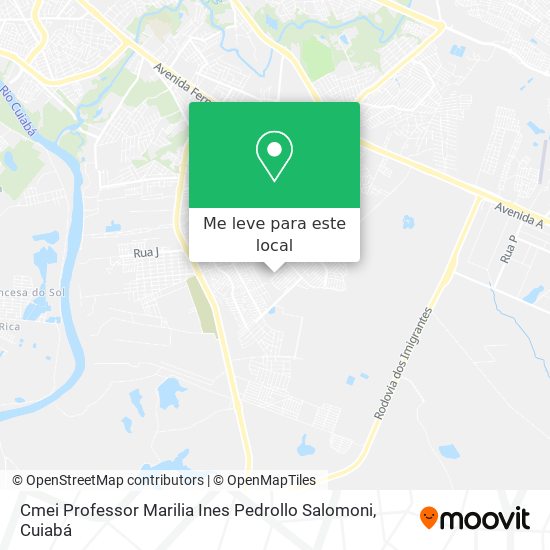Cmei Professor Marilia Ines Pedrollo Salomoni mapa