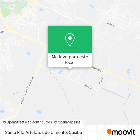 Santa Rita Artefatos de Cimento mapa