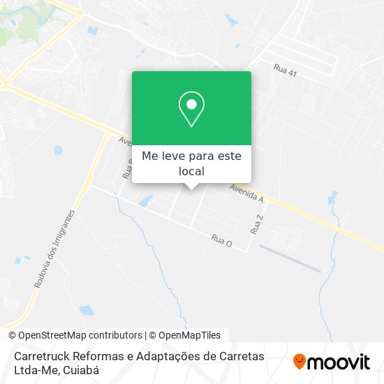 Carretruck Reformas e Adaptações de Carretas Ltda-Me mapa