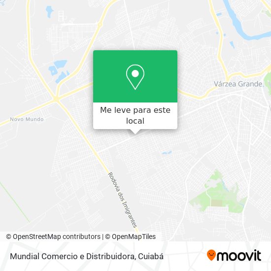 Mundial Comercio e Distribuidora mapa