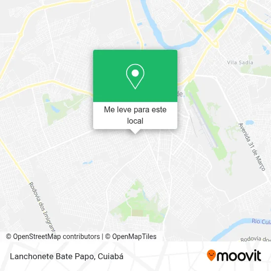 Lanchonete Bate Papo mapa