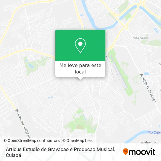 Articus Estudio de Gravacao e Producao Musical mapa