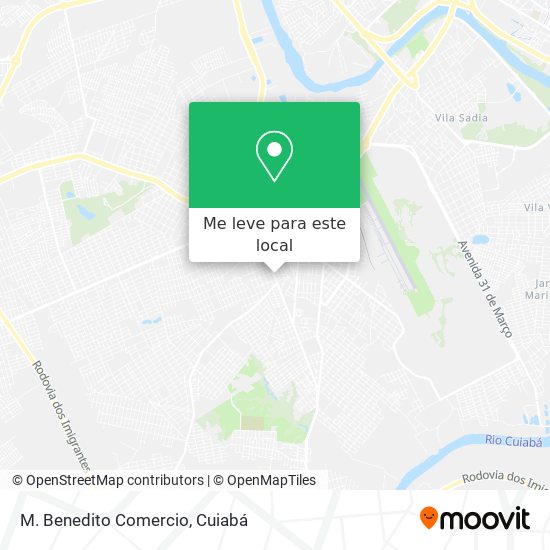 M. Benedito Comercio mapa