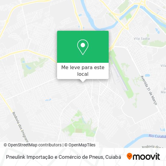 Pneulink Importação e Comércio de Pneus mapa