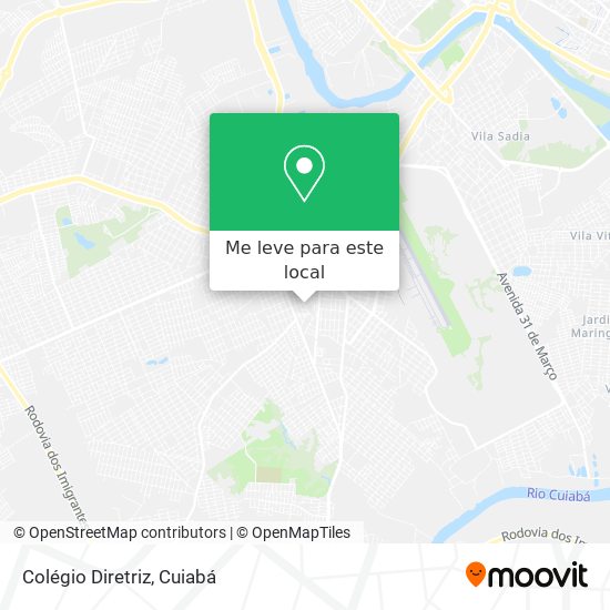 Colégio Diretriz mapa