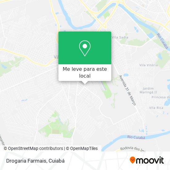 Drogaria Farmais mapa