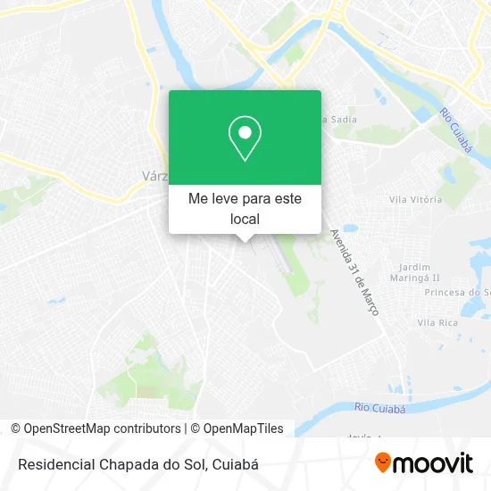 Residencial Chapada do Sol mapa