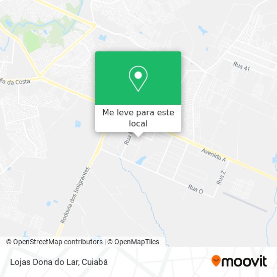 Lojas Dona do Lar mapa