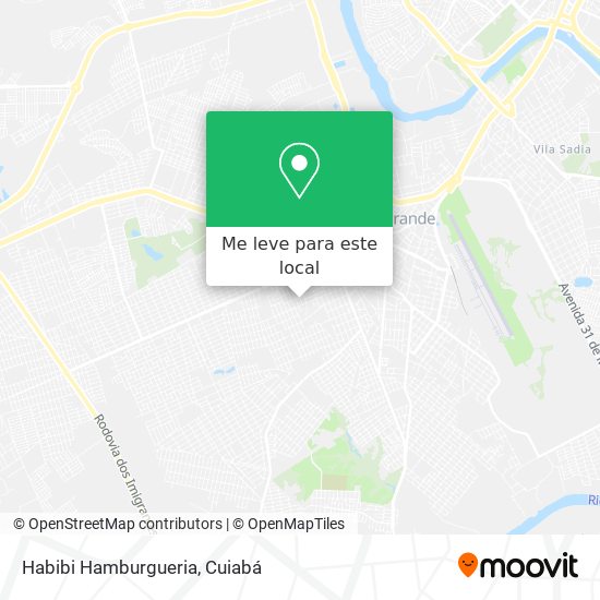Habibi Hamburgueria mapa
