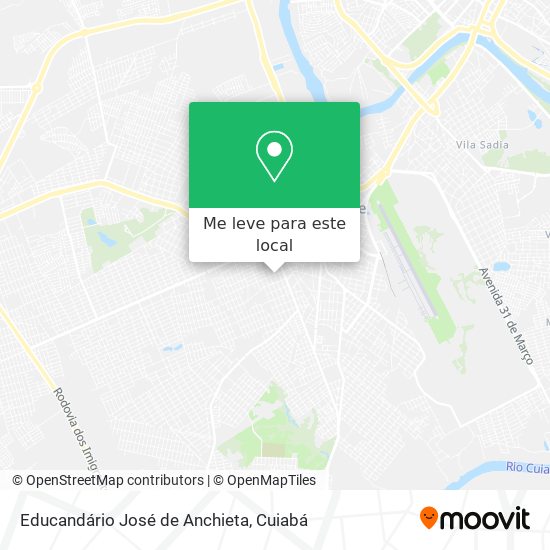 Educandário José de Anchieta mapa