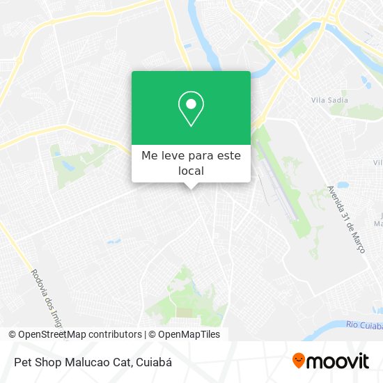 Pet Shop Malucao Cat mapa