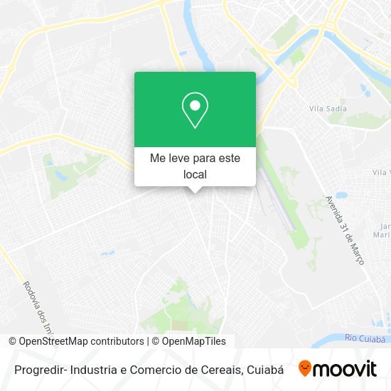 Progredir- Industria e Comercio de Cereais mapa