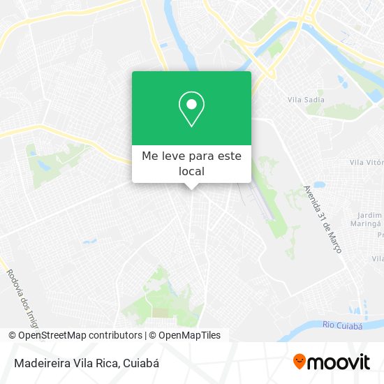 Madeireira Vila Rica mapa