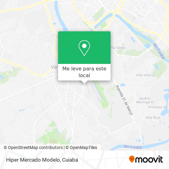 Hiper Mercado Modelo mapa