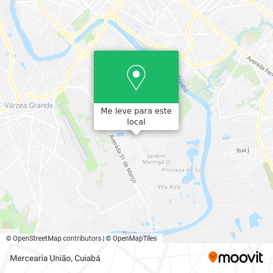 Mercearia União mapa