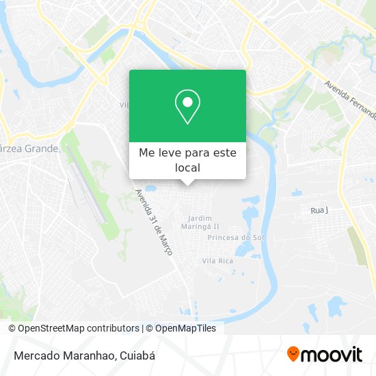 Mercado Maranhao mapa