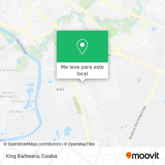 King Barbearia mapa