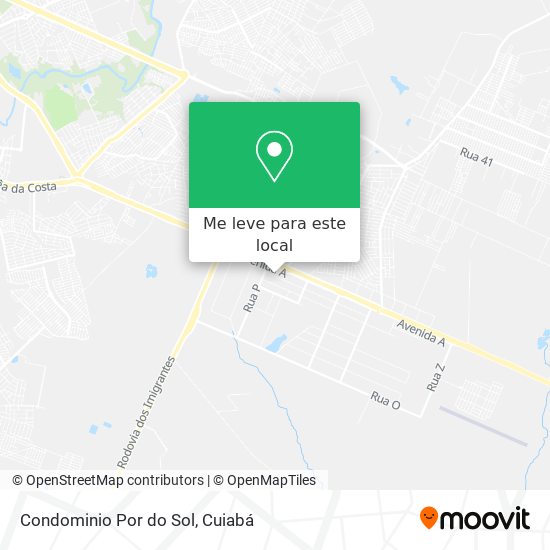 Condominio Por do Sol mapa