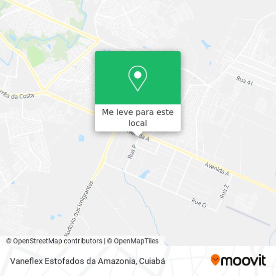 Vaneflex Estofados da Amazonia mapa