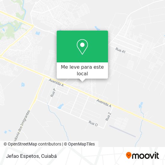 Jefao Espetos mapa