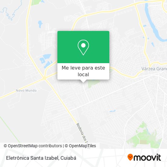 Eletrônica Santa Izabel mapa
