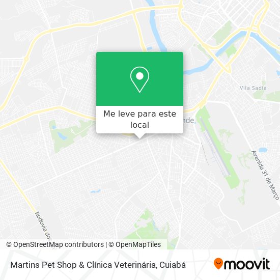 Martins Pet Shop & Clínica Veterinária mapa