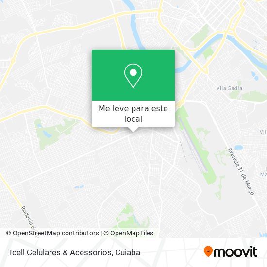 Icell Celulares & Acessórios mapa