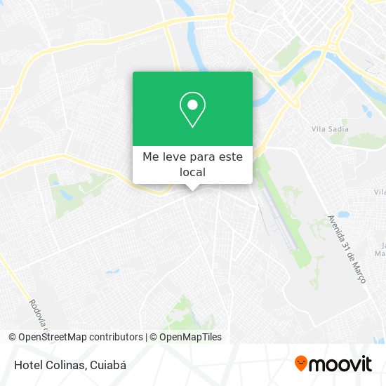 Hotel Colinas mapa