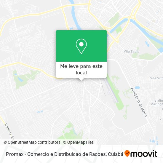 Promax - Comercio e Distribuicao de Racoes mapa