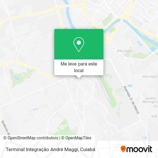 Terminal Integração André Maggi mapa