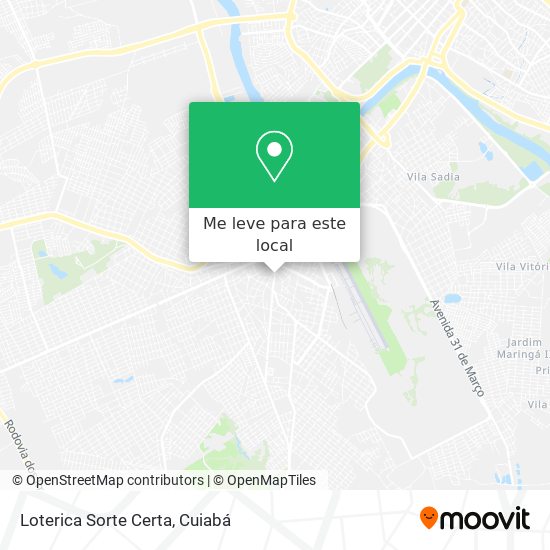 Loterica Sorte Certa mapa