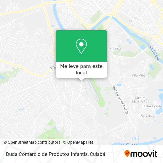 Duda Comercio de Produtos Infantis mapa