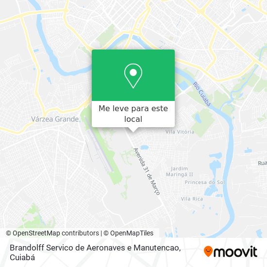 Brandolff Servico de Aeronaves e Manutencao mapa