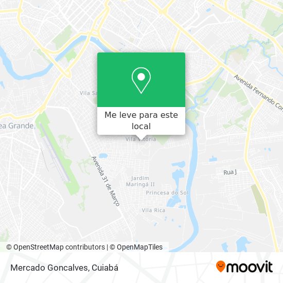 Mercado Goncalves mapa