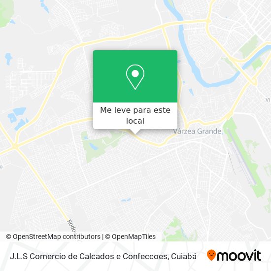 J.L.S Comercio de Calcados e Confeccoes mapa
