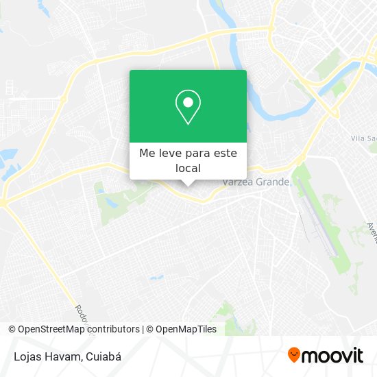 Lojas Havam mapa